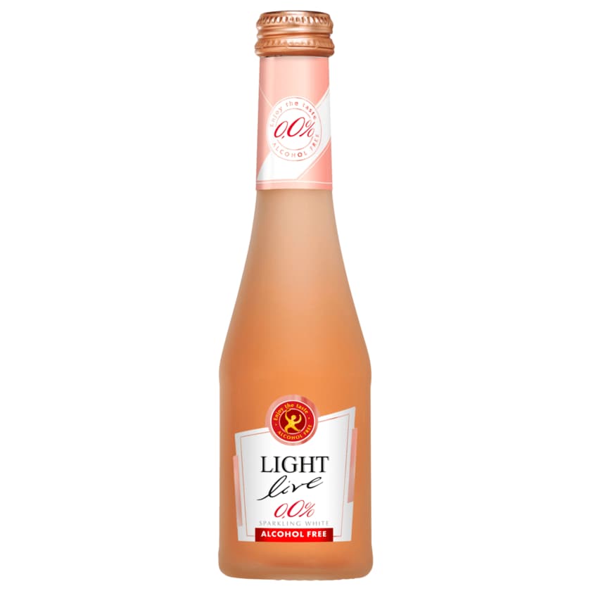 Light Live Sparkling Rosé alkoholfrei 0,2l
